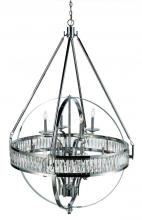 Trans Globe 70759 PC - 12LT SPHERE SHAPE CHANDELIER-P