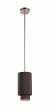 Trans Globe PND-800 BK - 1 LT MINI PENDANT- BRUSHED NIC