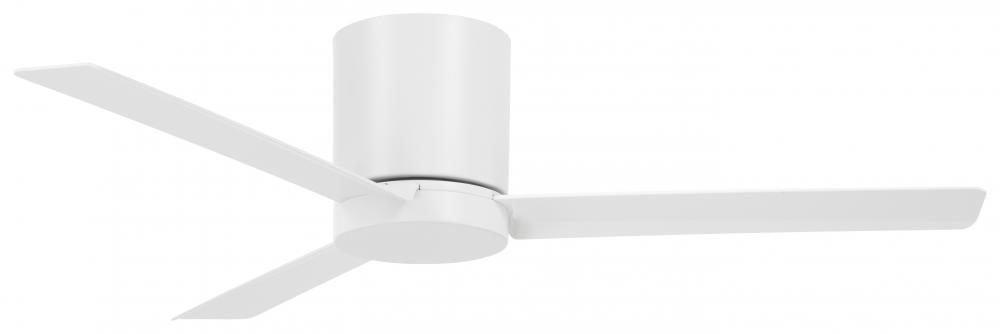 Roto Flush - 52&#34; Hugger Ceiling Fan W/LED Light