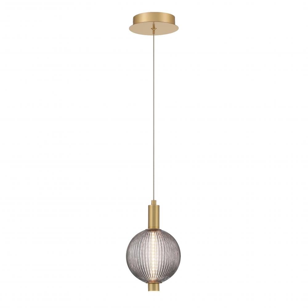 Palmas 10&#34; LED Pendant In Gold