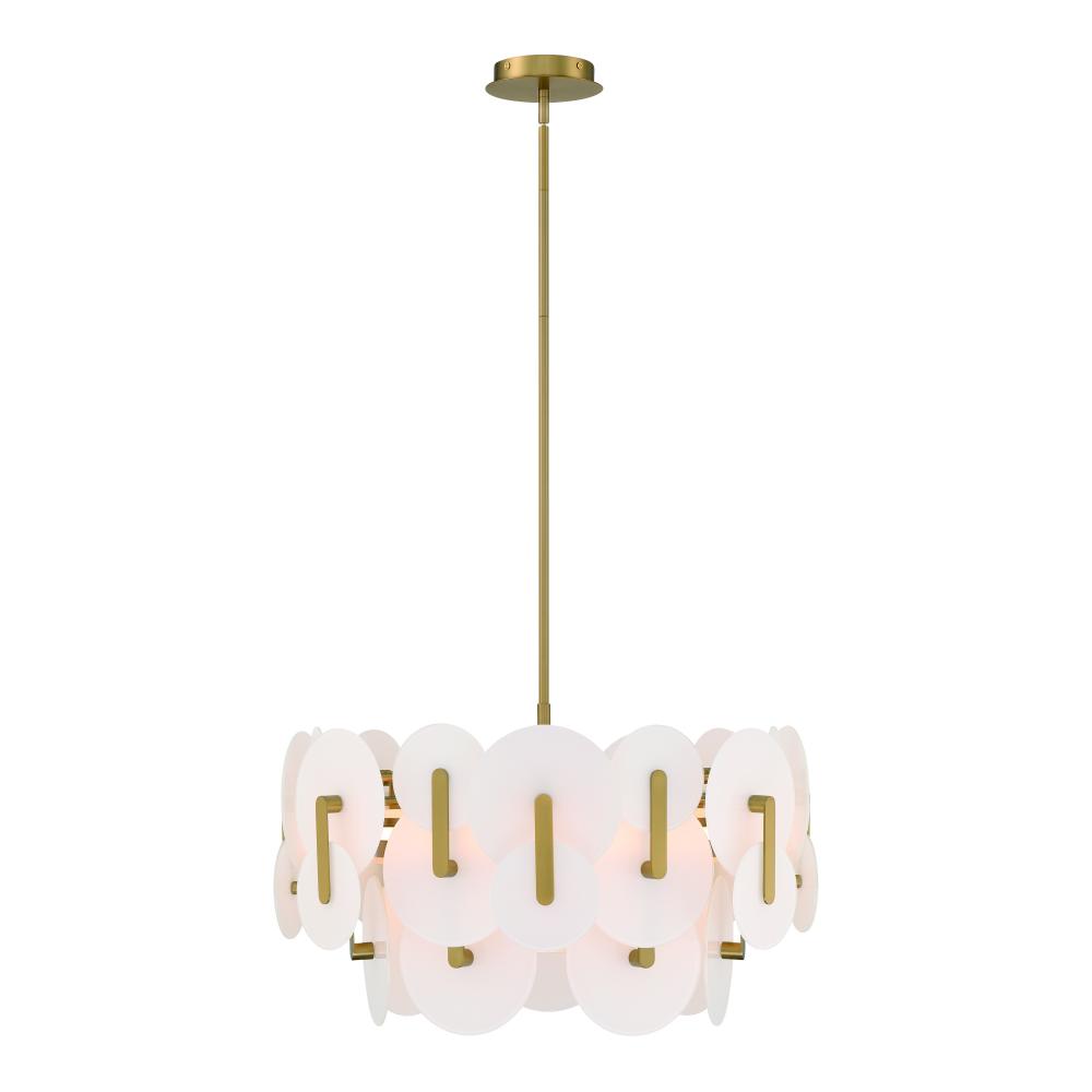 Nuvola 24&#34; LED Chandelier In Gold