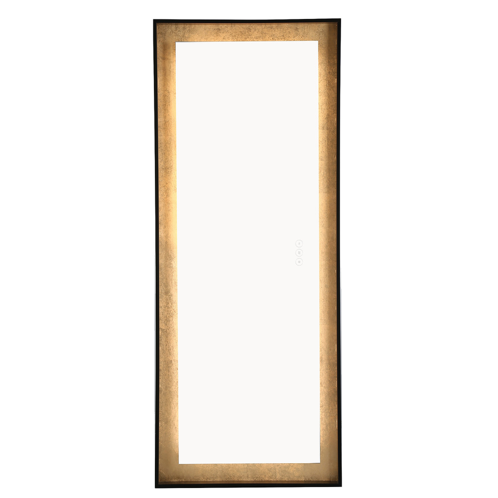 Anya 65&#34; Rectangular Mirror in Black