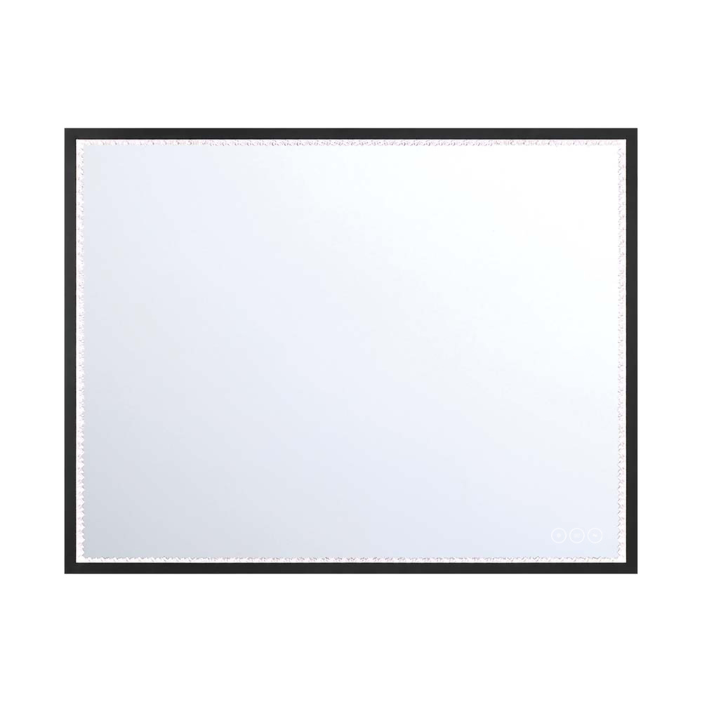 Cerissa 36&#34; Rectangular Mirror in Black