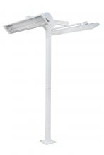 Eurofase EF3908PMDW - Eurofase EF3908PMDW 39 Inch 8ft White Pole Mount With Double Crossbar