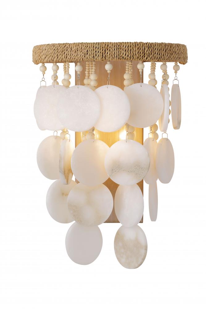 AURELIA&#39;S COVE - 2 LIGHTS WALL SCONCE