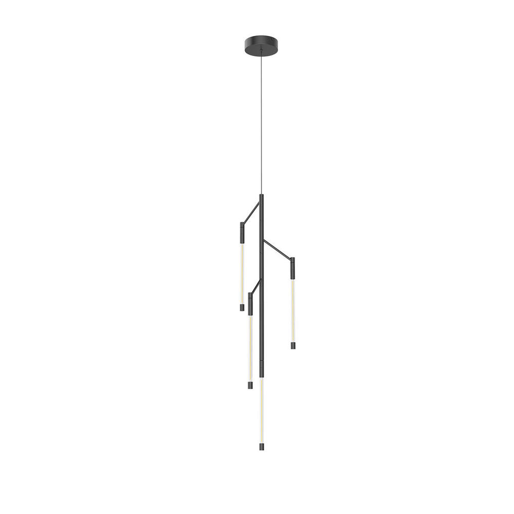 Motif 38-in Black LED Pendant