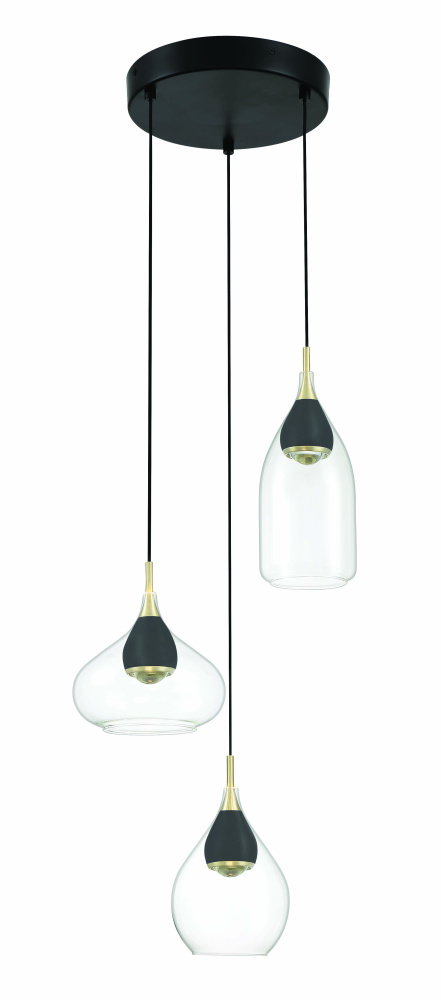 Arabesque - 11.25&#34; LED Pan Pendant