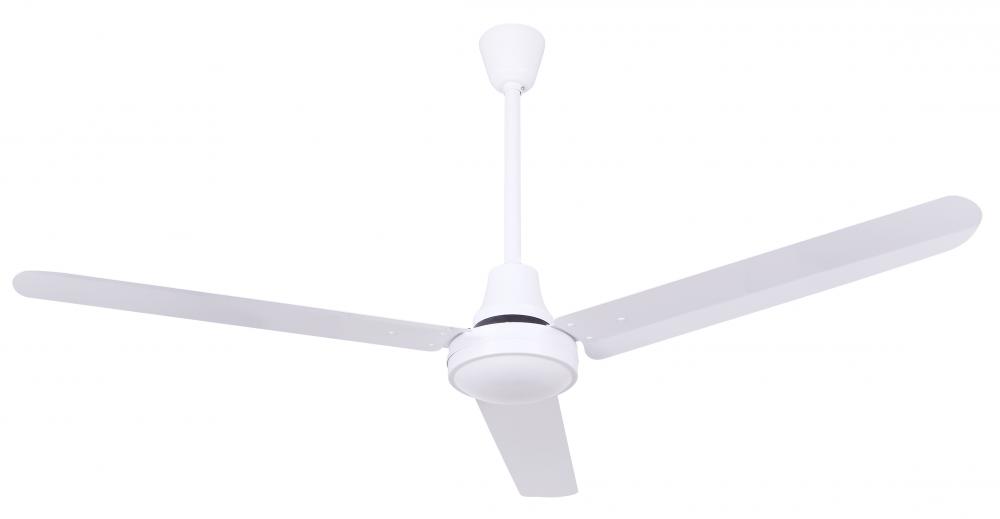 Industrial DC Fan, CP56DW11N, 56&#34; Fan, WH Color, Downrod Mount, HIGH PERFORMANCE WEATHERPROOF