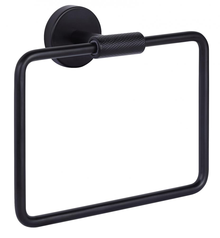 Bath Accessories, VAREN, BA108A09BK, MBK Color, Towel Ring, 8.625&#34; W x 6.5&#34; H x 3&#34; D