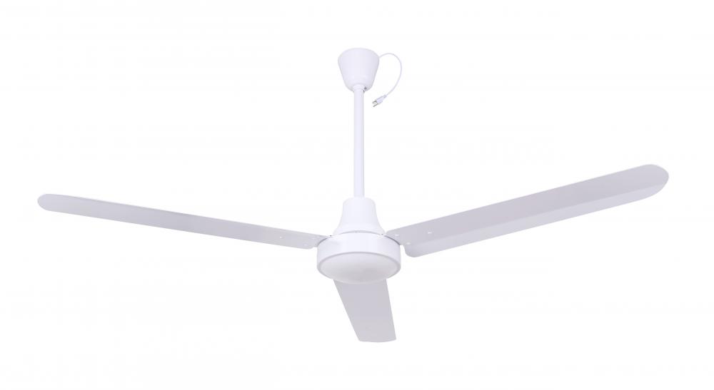 56&#34; White High-Performance DC Industrial Fan