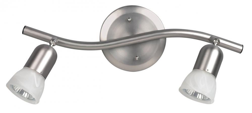 James 1 Light Track Lighting, Brushed Pewter Finish