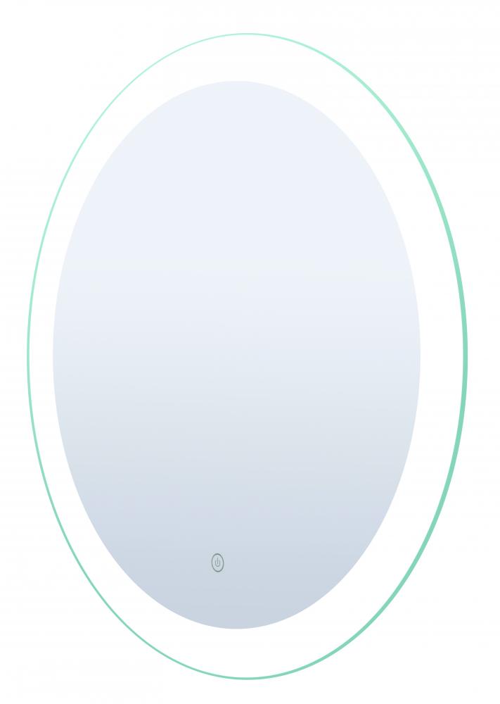 27.5&#34; LED Oval Mirror with Touch Button