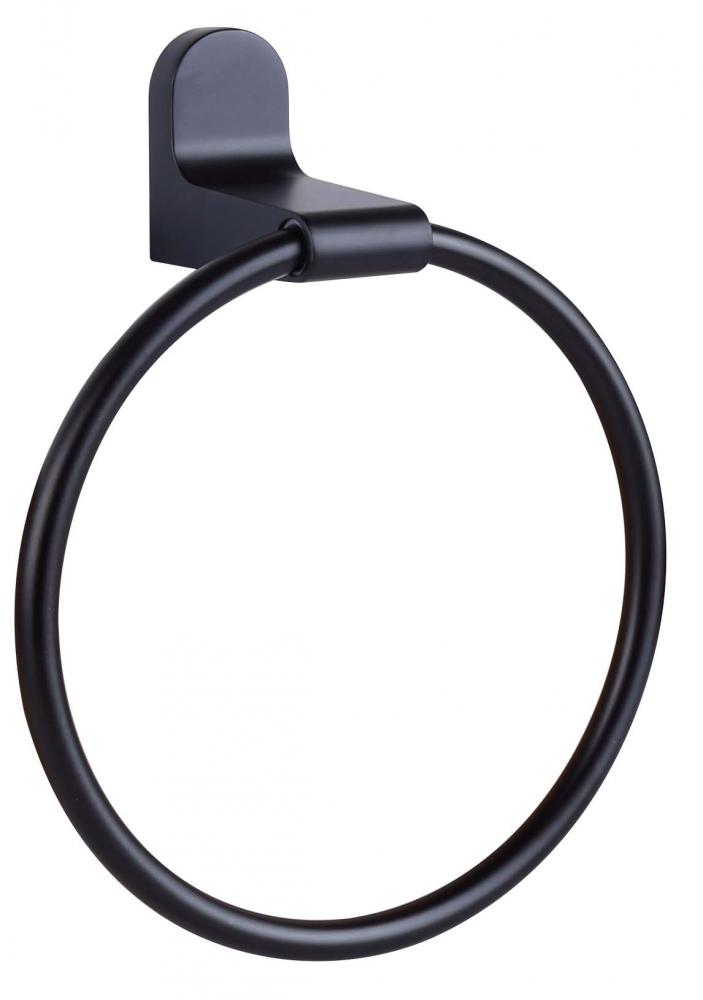 Bath Accessories, LYLA, BA105A06BK, MBK Color, Towel Ring, 6.75&#34; W x 8&#34; H x 2.75&#34; D