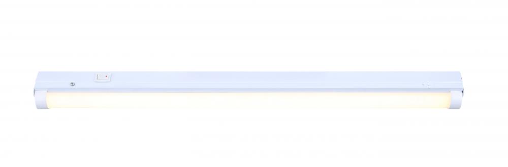 LED Utility LED Integrated Utility Light, White Finish