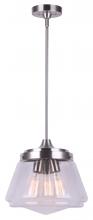 Canarm IPL728B03BN - MEYER Brushed Nickel Pendant