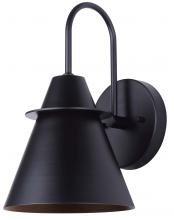 Canarm IOL596BK - Marloe 1 Light Outdoor Lantern, Black Finish