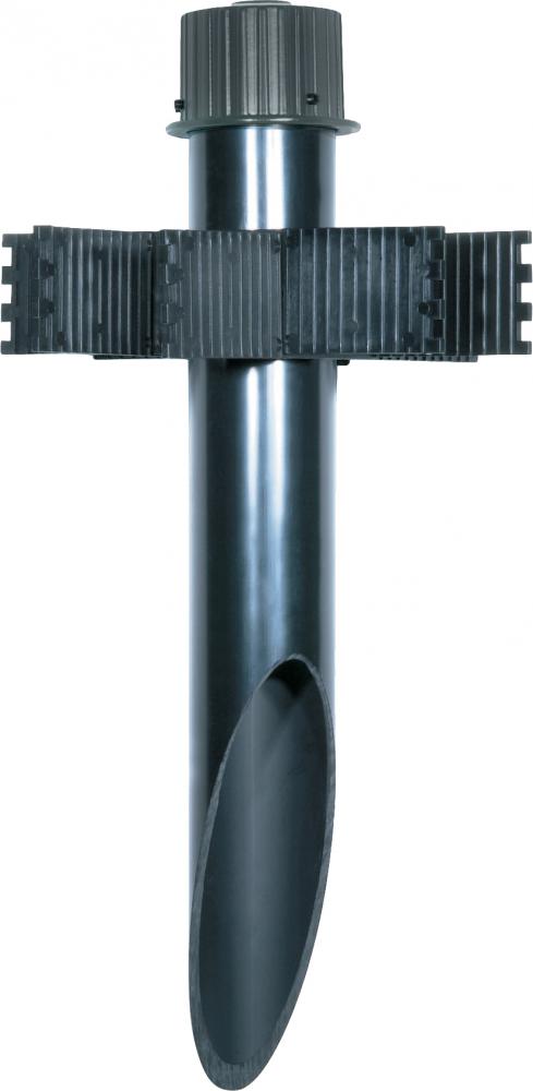 Mounting Post - 2&#39;&#39; Diameter; Black with black cap