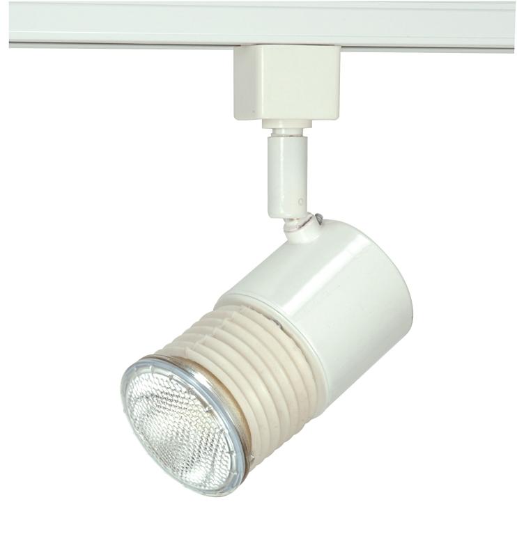 1 Light - 2&#34; - Track Head - Universal Holder - White Finish