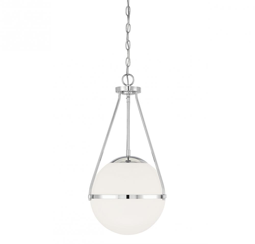 1-Light Pendant in Chrome