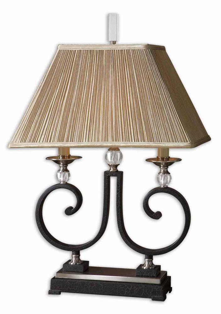 One Light Oil Rubbed Bronze Table Lamp