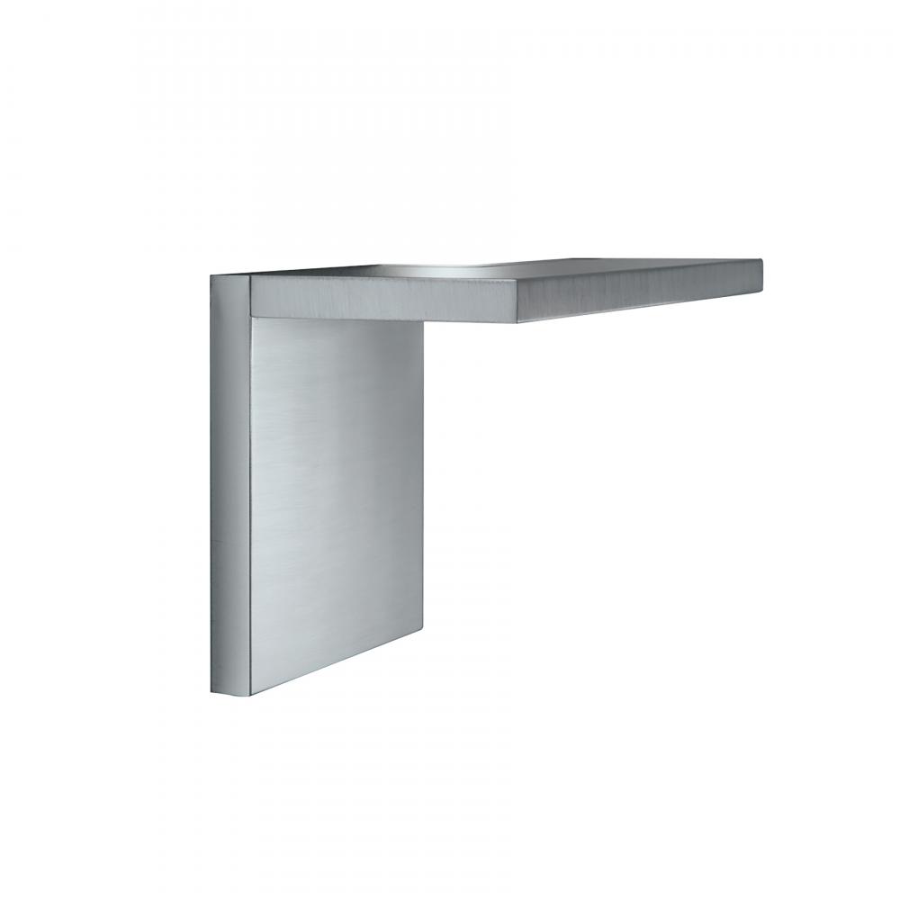 Edge 4.5&#39;&#39; High Integrated LED Outdoor Sconce - Brushed Aluminum