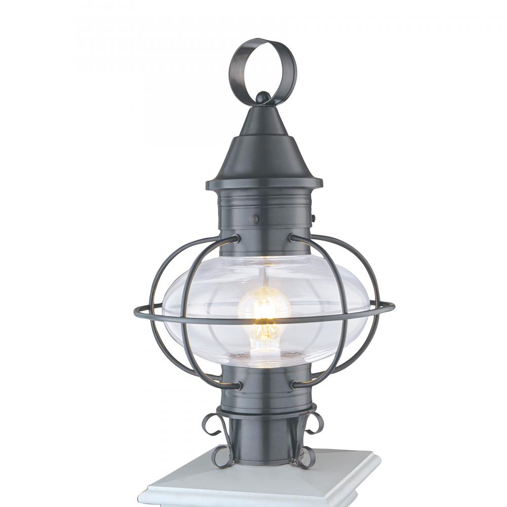 Classic 18.75&#39;&#39; High 1-Light Outdoor Post Light - Gun Metal