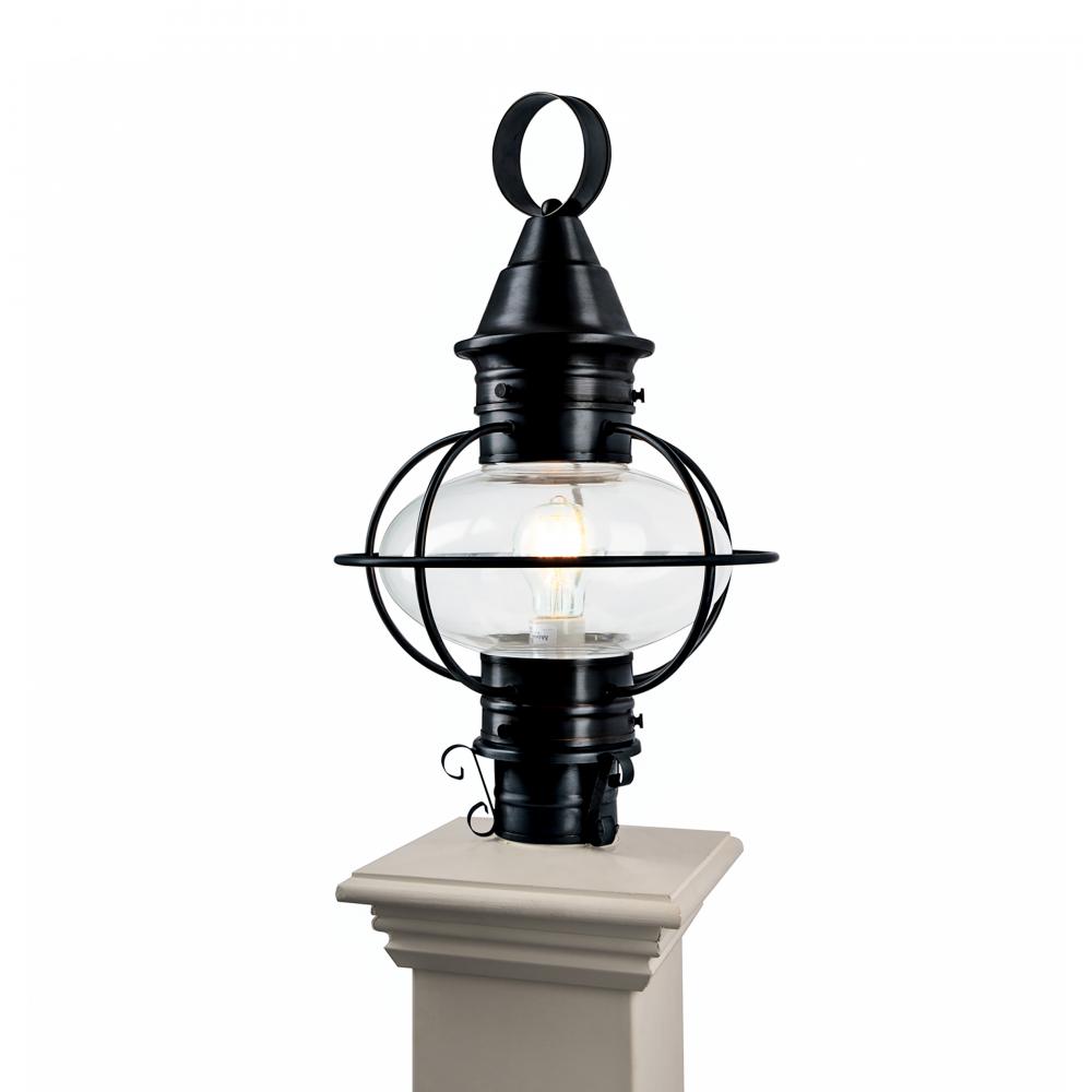 American Onion 19&#39;&#39; High 1-Light Outdoor Post Light - Black