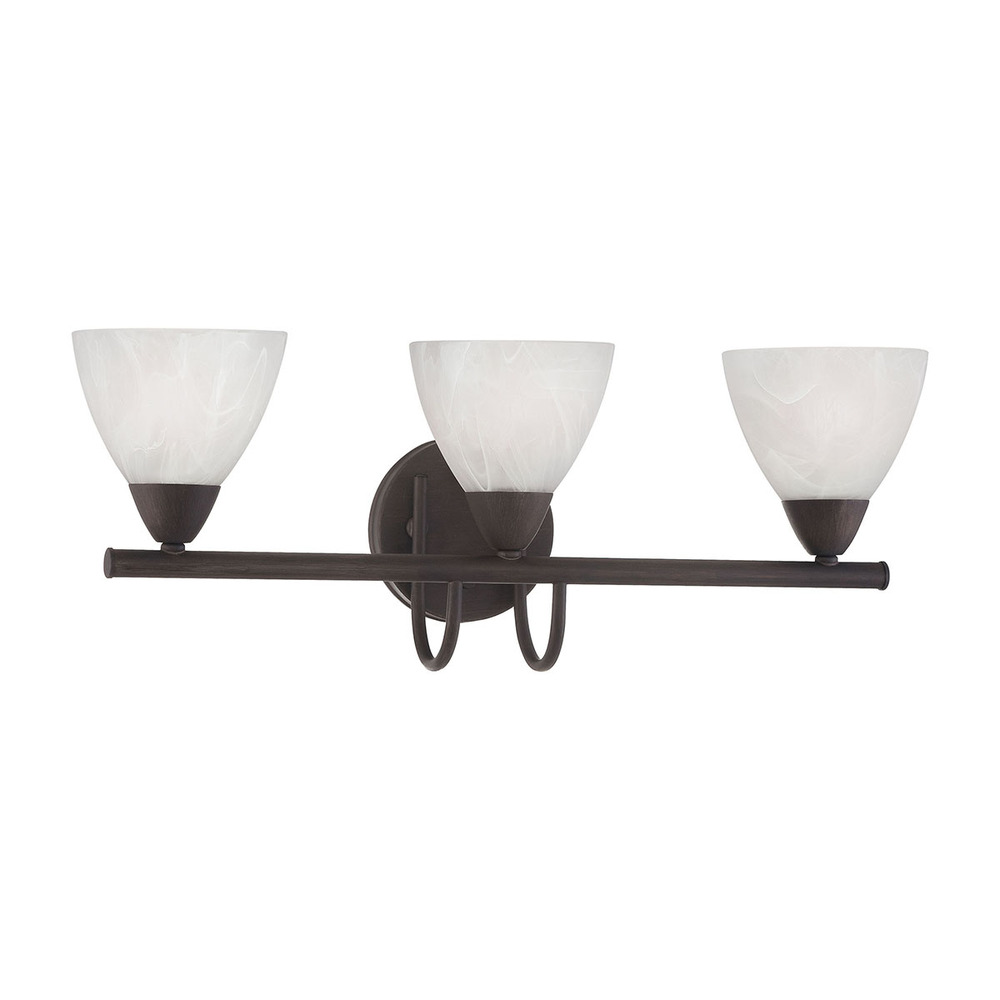 Thomas - Tia 22.5&#39;&#39; Wide 3-Light Vanity Light - Painted Bronze