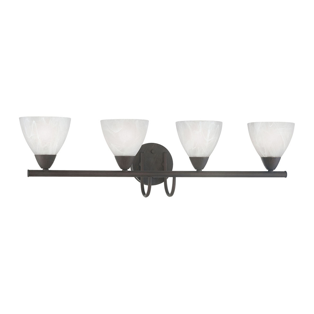 Thomas - Tia 30.75&#39;&#39; Wide 4-Light Vanity Light - Painted Bronze