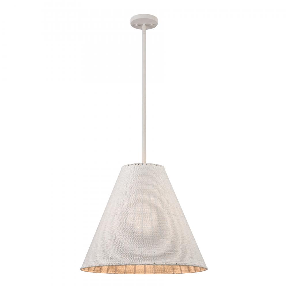 Sophie 22&#39;&#39; Wide 3-Light Pendant - White Coral