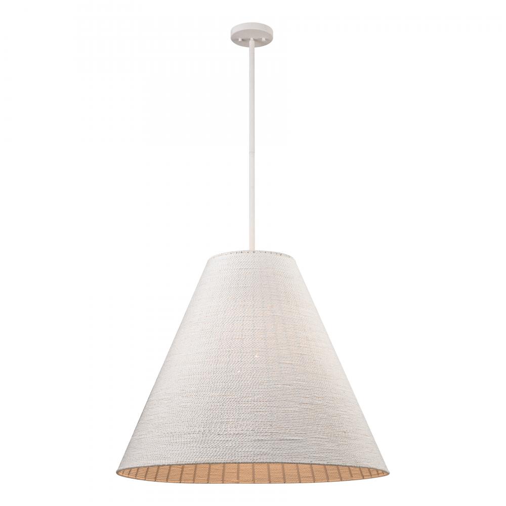 Sophie 30&#39;&#39; Wide 4-Light Pendant - White Coral