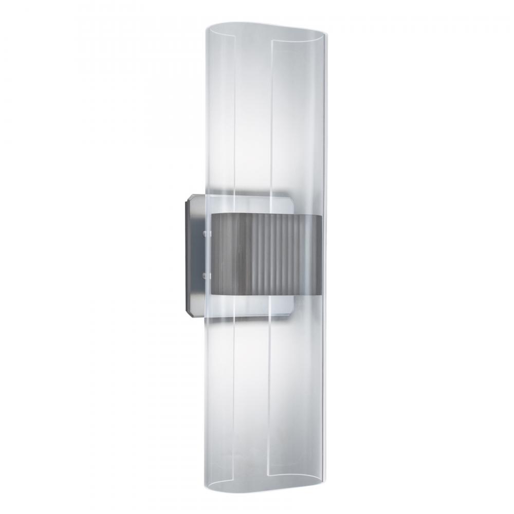 Gem 17&#39;&#39; High Integrated LED Sconce - Brushed Nickel