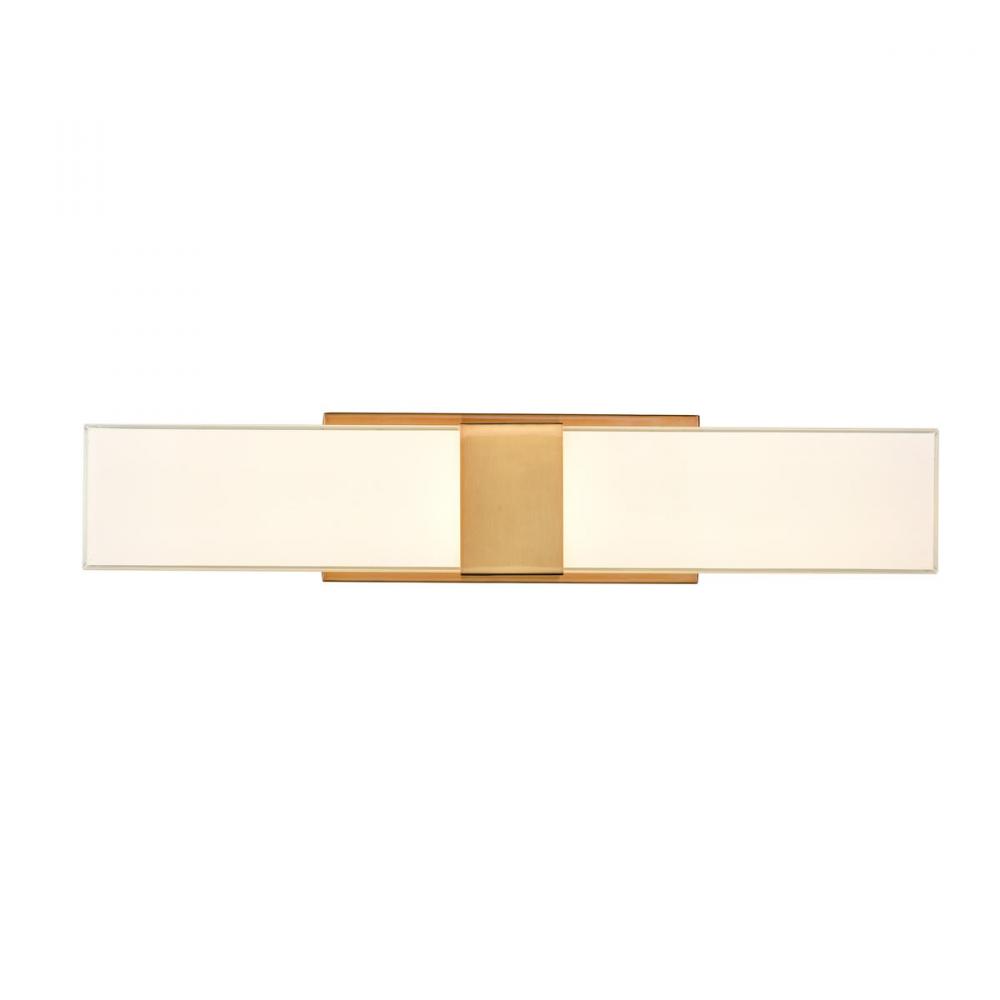 Reciprocate 25&#39;&#39; Wide 2-Light Vanity Light - Aged Brass