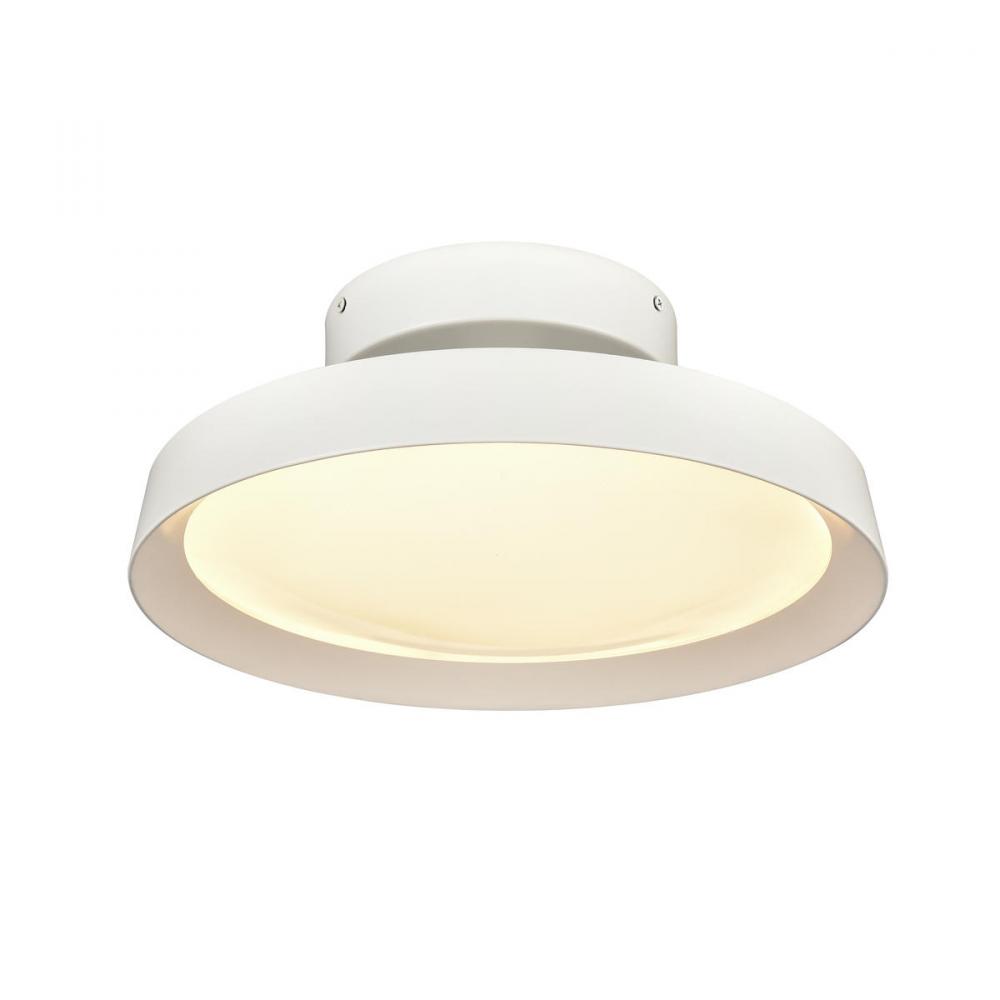 Nancy 13.75&#39;&#39; Wide LED Semi Flush Mount - Matte White