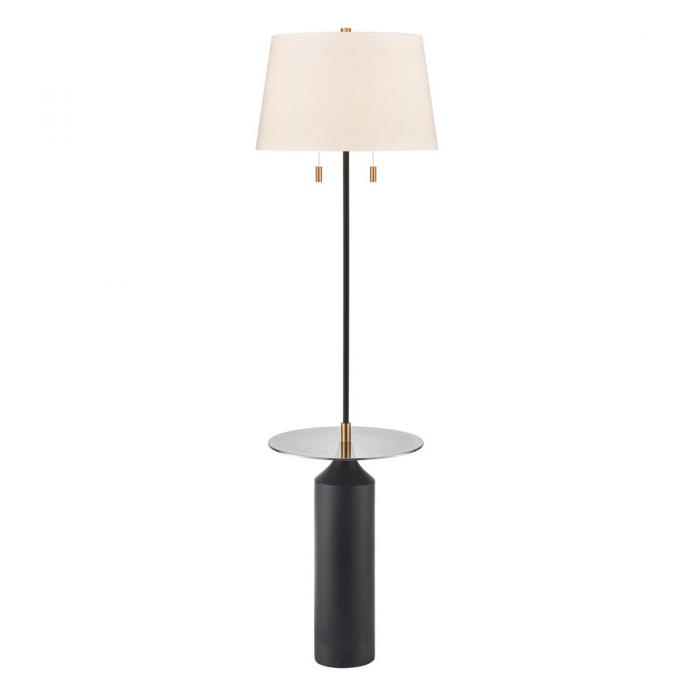 Shelve It 65&#39;&#39; High 2-Light Floor Lamp - Matte Black